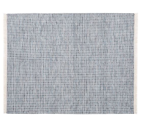 Pottery Barn ODEN RUG - BLUE Eco-Friendly pottery barn earth day sale