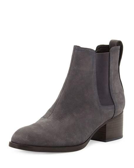 Rag & Bone Walker Nubuck Chelsea Boot, Charcoal Neiman Marcus Shoe Sale