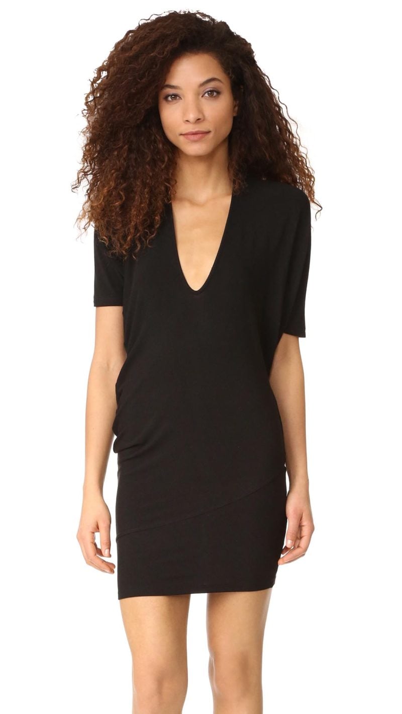 Riller & Fount Hank Asymmetrical 2 in 1 Tunic Noir tunic dresses