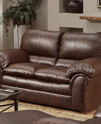 Simmons Upholstery Geneva Loveseat Mahogany Wayfair living room furniture sale