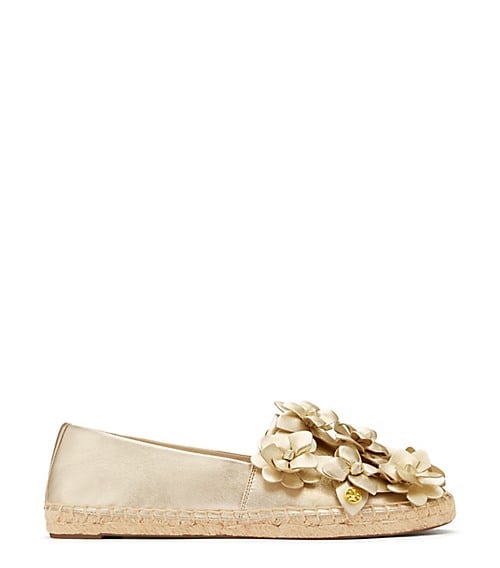Tory Burch BLOSSOM METALLIC ESPADRILLE Spark Gold tory burch spring event Sale