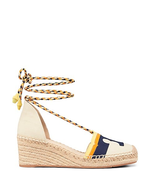 Tory Burch LAGUNA ESPADRILLE WEDGE Natural Multicolor tory burch spring event sale