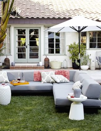 West Elm Tillary® Outdoor Modular Seating west elm outdoor home sale