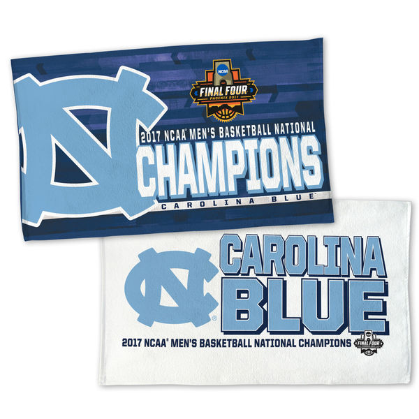 WinCraft North Carolina Tar Heels 2017 NCAA Men’s Basketball National Champions 2-Sided Official On Court Locker Room Towel North Carolina Tar Heels 2017 NCAA Men's Basketball Champions