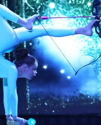 Watch Little Big Shots Season 2 Episode 8 Bend It Like Bella Videos: Sunday, April 30, 2017. Meet 10 year old archer and contortionist Bella Gantt from Pittsburgh, Pennsylvania. She is beyond talented! Bella practices five hours a day! She tried teaching Steve how to do a few tricks including the dab "because he has a lot of swag."