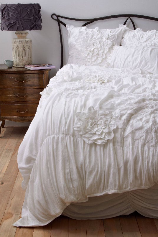 Georgina Duvet White Anthropologie surprise sale