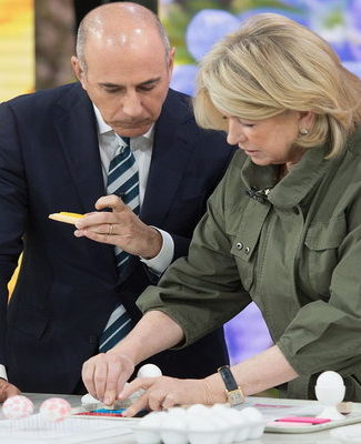Watch Martha Stewart show Matt Lauer and Savannah Guthrie how to make daffodil place cards, a spring inspired watercolor table runner, stamped Easter eggs, and chick eggs on the Friday, April 14, 2017 episode of the Today show.