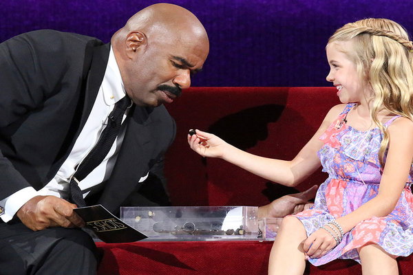 Watch Little Big Shots Season 2 Episode The Snail Whisperer Videos: Sunday, April 23, 2017. Meet adorable snail whisperer, Rhys! She's six years old and from Wells, Maine. According to Rhys, you can cause a snail to come out of his shell by humming to it. Be sure to watch the video below to see her interview with Steve Harvey and to see how she does it!