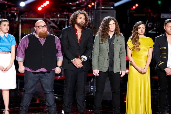 The Voice Season 12 Team Adam Live Playoff Eliminations   America Saved: Jesse Larson  America Saved: Lilli Passero  Adam Levine chose Mark Isaiah   Congrats on making it to The Voice season 12 top 12!