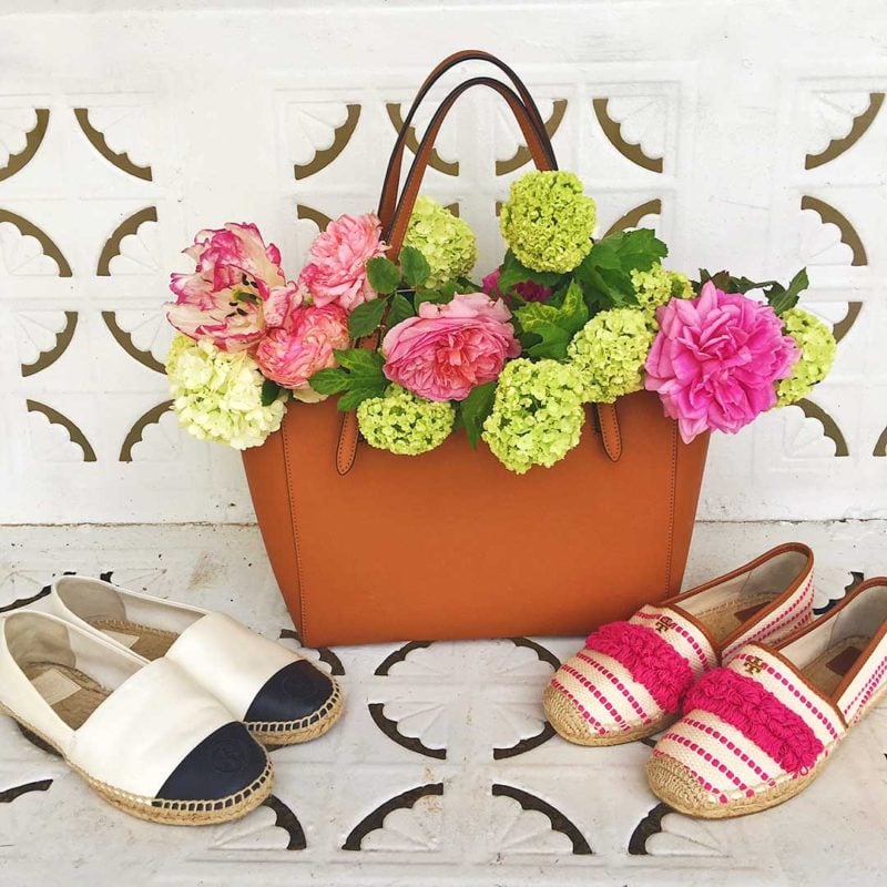 tory burch espadrilles tory burch small york tote luggage garden roses spring 2017 shopbop event of the season sale 2017