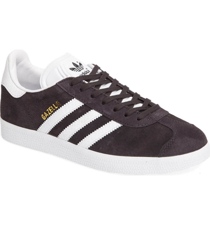 ADIDAS Gazelle Sneaker Utility Black White Gold Nordstrom Half Yearly Sale