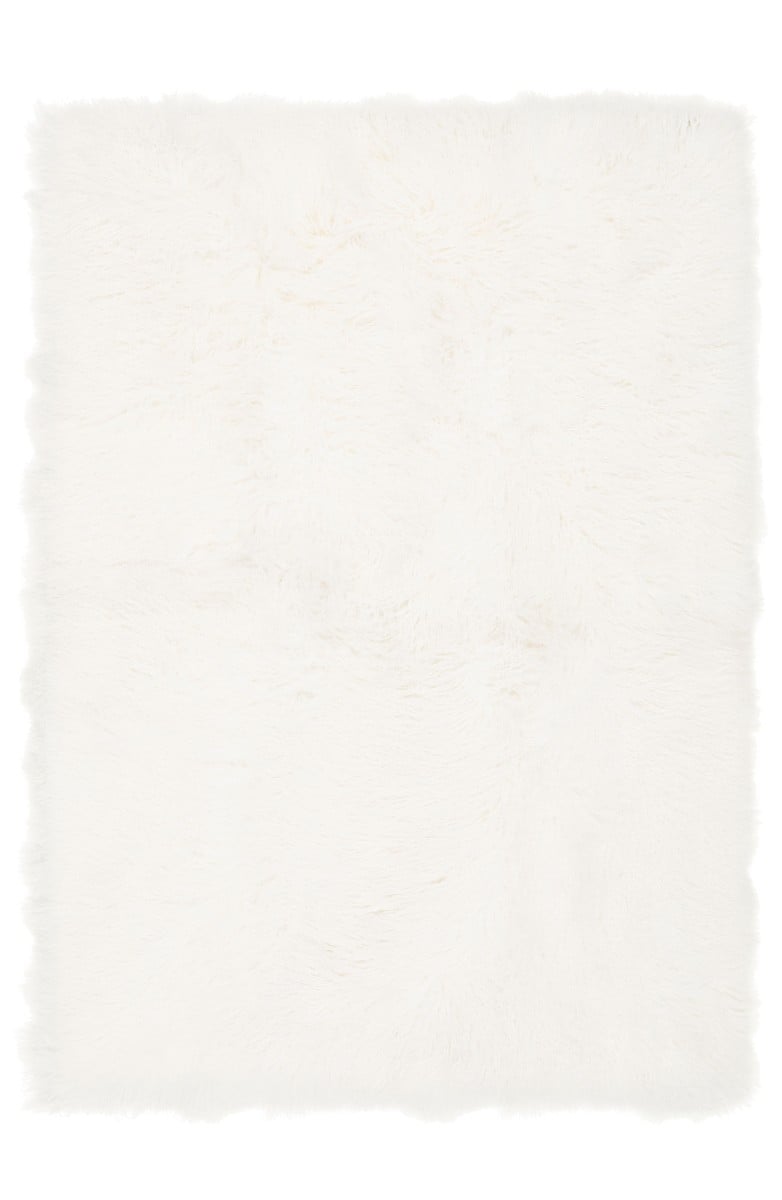 CALVIN KLEIN Moritz Matterhorn Genuine Shearling Area Rug Ivory Nordstrom half yearly sale