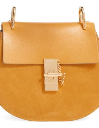 CHLOÉ Drew Leather Suede Shoulder Bag Sunflower Yellow Nordstrom half yearly sale