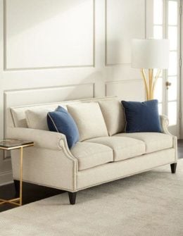 Celia Natural Sofa Cream Horchow memorial day sale