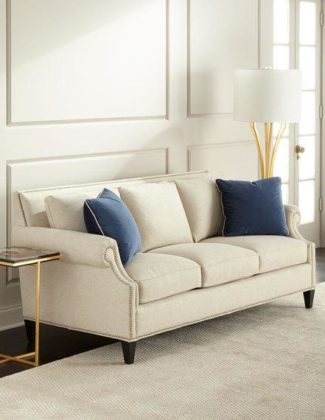 Celia Natural Sofa Cream Horchow memorial day sale