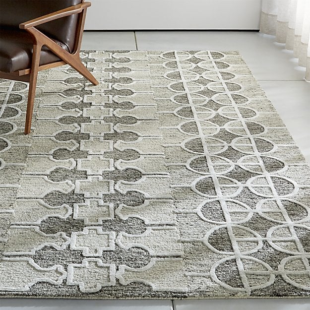 Crate and Barrel Abbey Wool-Blend Rug crate and barrel memorial day sale