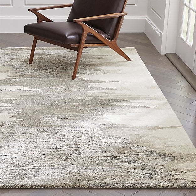 Crate and Barrel Birch Wool-Blend Rug crate and barrel memorial day sale