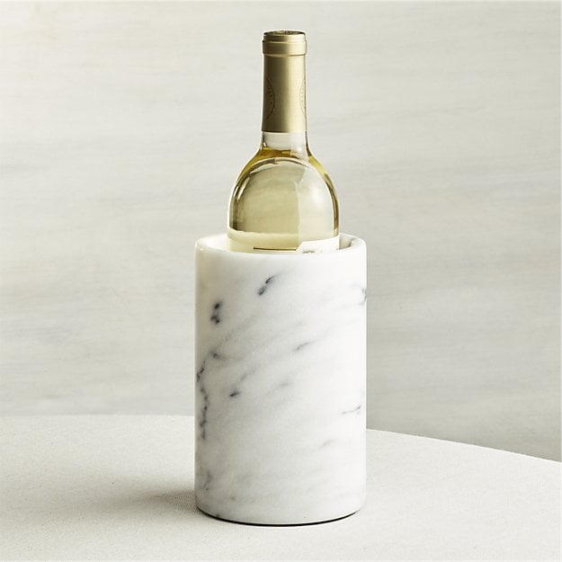 Crate and Barrel French Kitchen Marble Wine Cooler crate and barrel memorial day sale