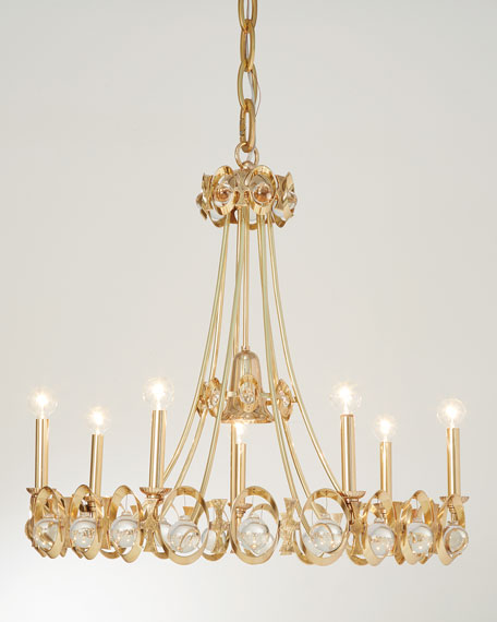 Global Views Jewel Tangle Chandelier Gold Neiman Marcus Home Sale