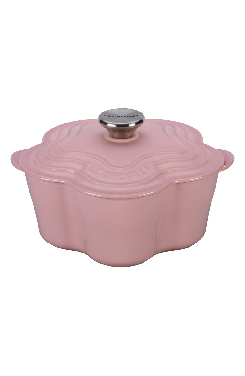 LE CREUSET 2 3/4-Quart Flower Shaped Cocotte Hibiscus Nordstrom half yearly sale