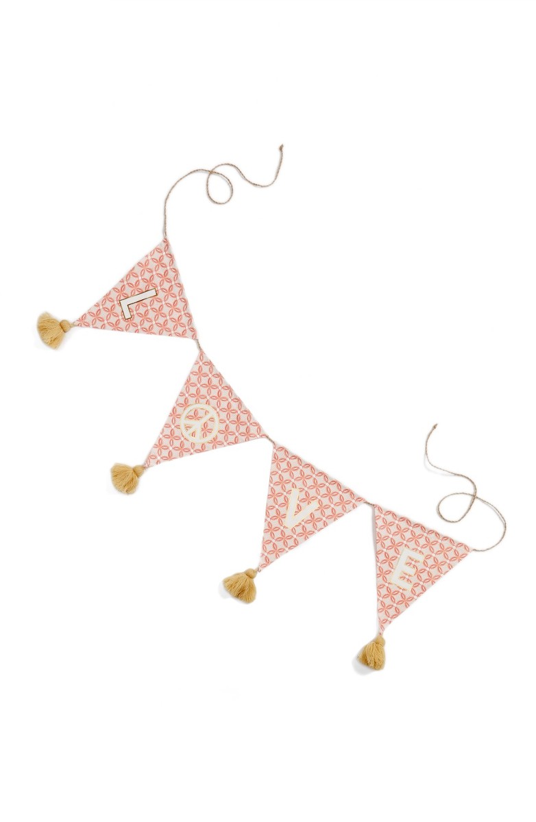 Levtex Love Banner Nordstrom half yearly sale peace coral