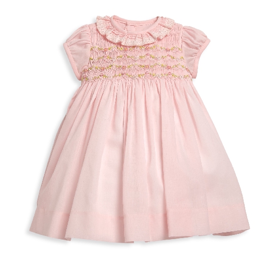 Luli and Me Baby's & Toddler's Organdy Lace Dress Pink lace dresses for baby girls
