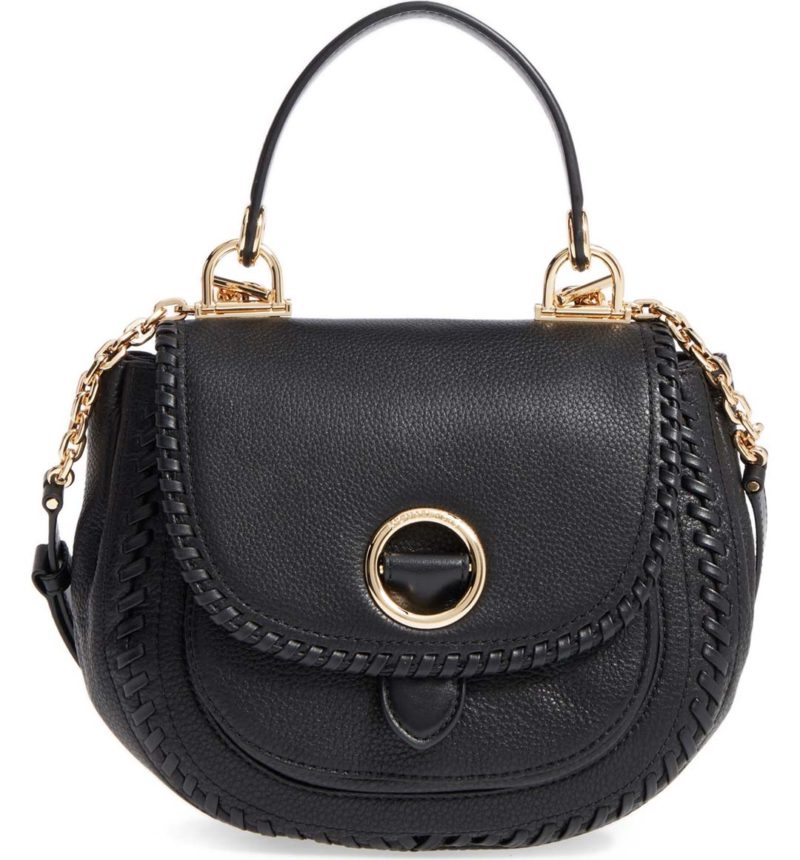 MICHAEL MICHAEL KORS Medium Isadore Leather Crossbody Bag Black Nordstrom half yearly sale