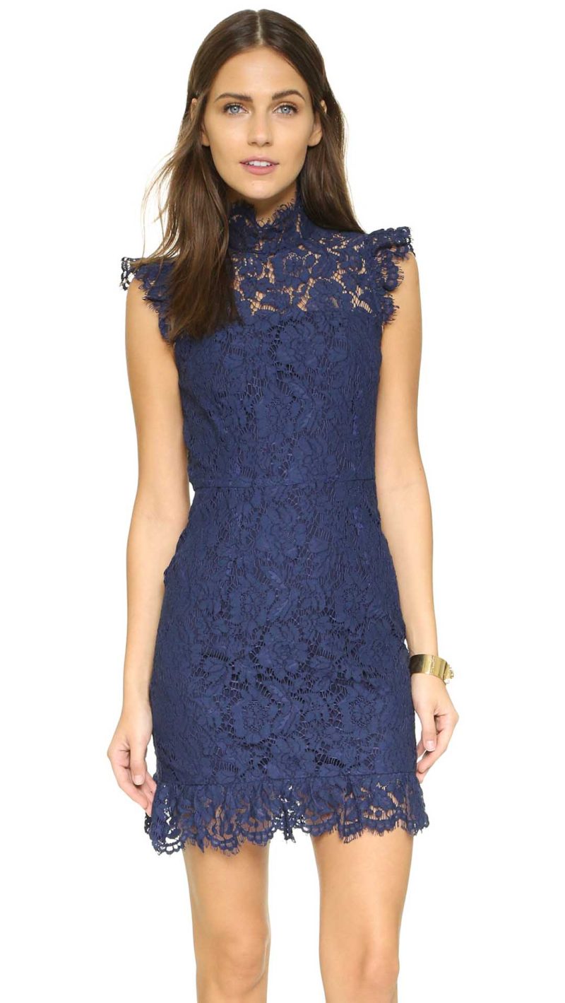 ONE by aijek Into the Night Dress Navy Blue Shopbop surprise sale