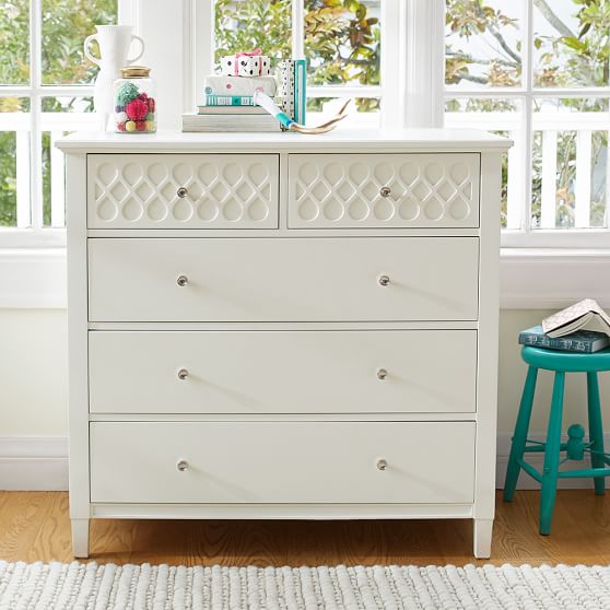 PBteen Bree Tall Dresser White pottery barn teen memorial day sale