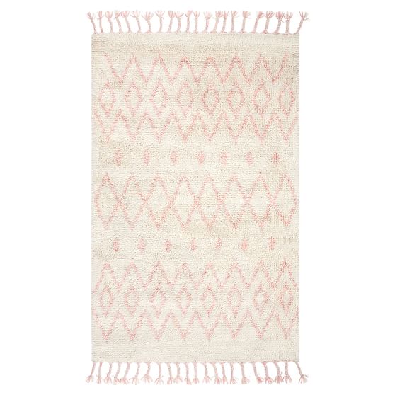 PBteen The Emily & Meritt Traveler Rug Ivory Cloud Pink pbteen memorial day sale