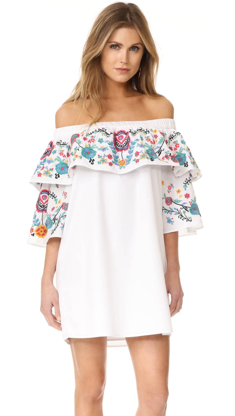 Parker Cathy Off The Shoulder Dress White off the shoulder dresses summer 2017