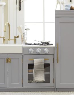 Pottery Barn Kids Chelsea All-In-1 Kitchen Gray buy more save more sale memorial day