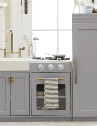 Pottery Barn Kids Chelsea All-In-1 Kitchen Gray buy more save more sale memorial day