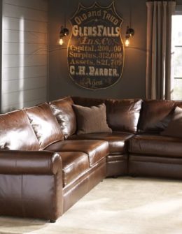 Pottery Barn PEARCE LEATHER 3-PIECE SECTIONAL WITH WEDGE pottery barn buy more save more sale