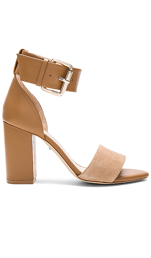 RAYE Leia Heel Sandals Butterscotch revolve almost summer sale 