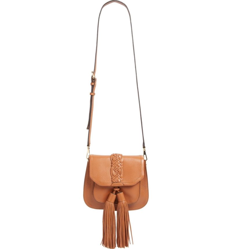 REBECCA MINKOFF Isobel Saddle Bag Almond Light Gold Nordstrom half yearly sale
