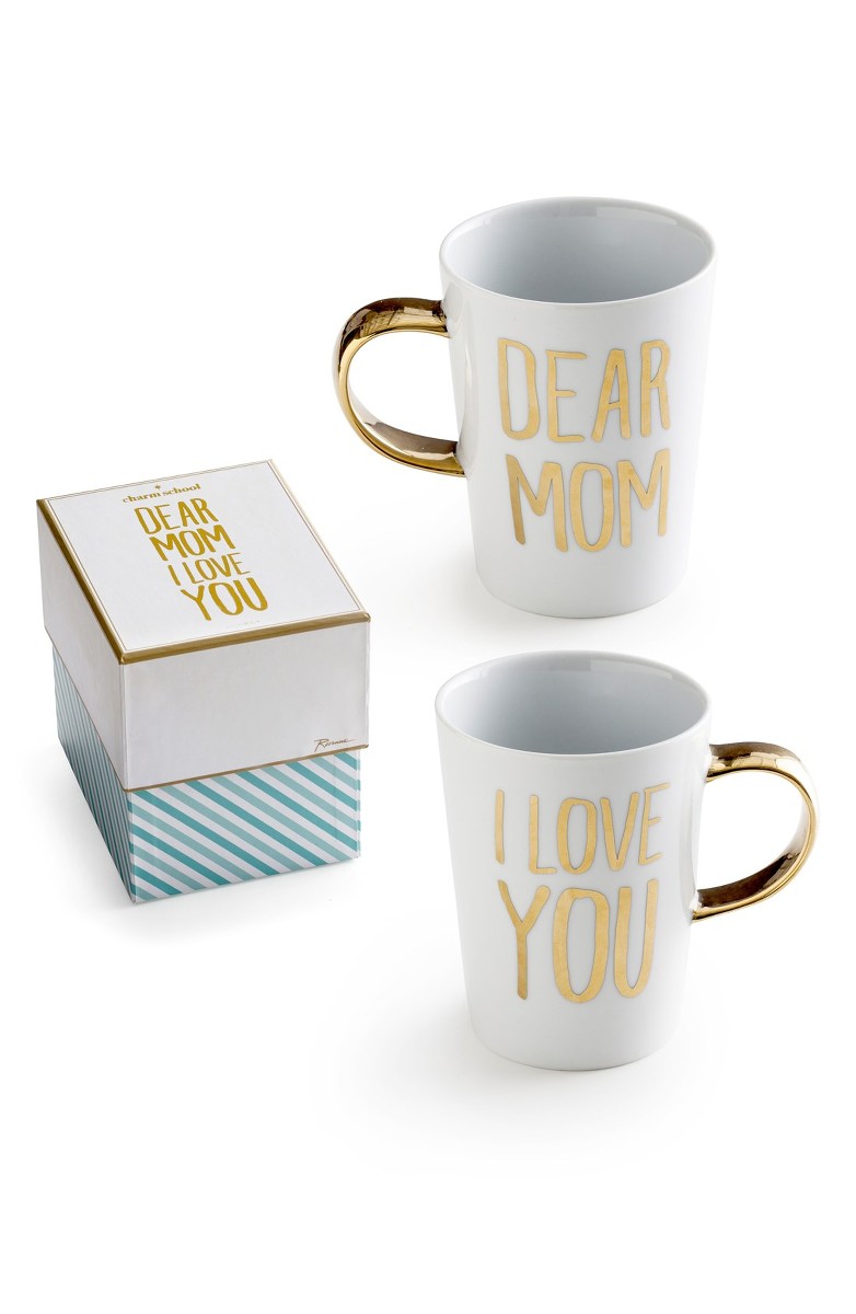 ROSANNA 'Dear Mom I Love You' Porcelain Coffee Mug Nordstrom half yearly sale