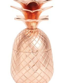 SHIRALEAH Small Pineapple Aluminum Container Metallic Rust Copper Nordstrom half yearly sale
