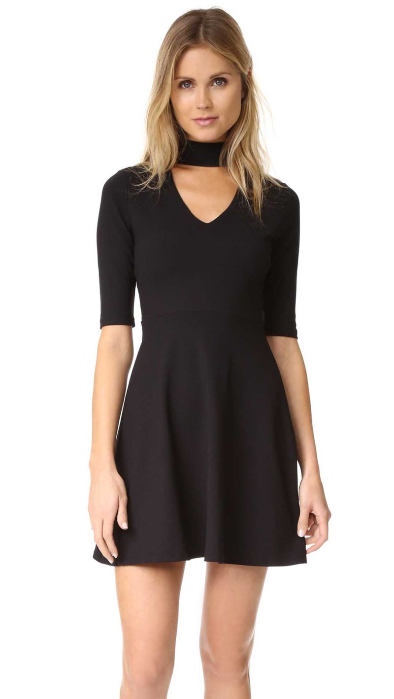 Susana Monaco Mock Neck Dress Black Shopbop surprise sale