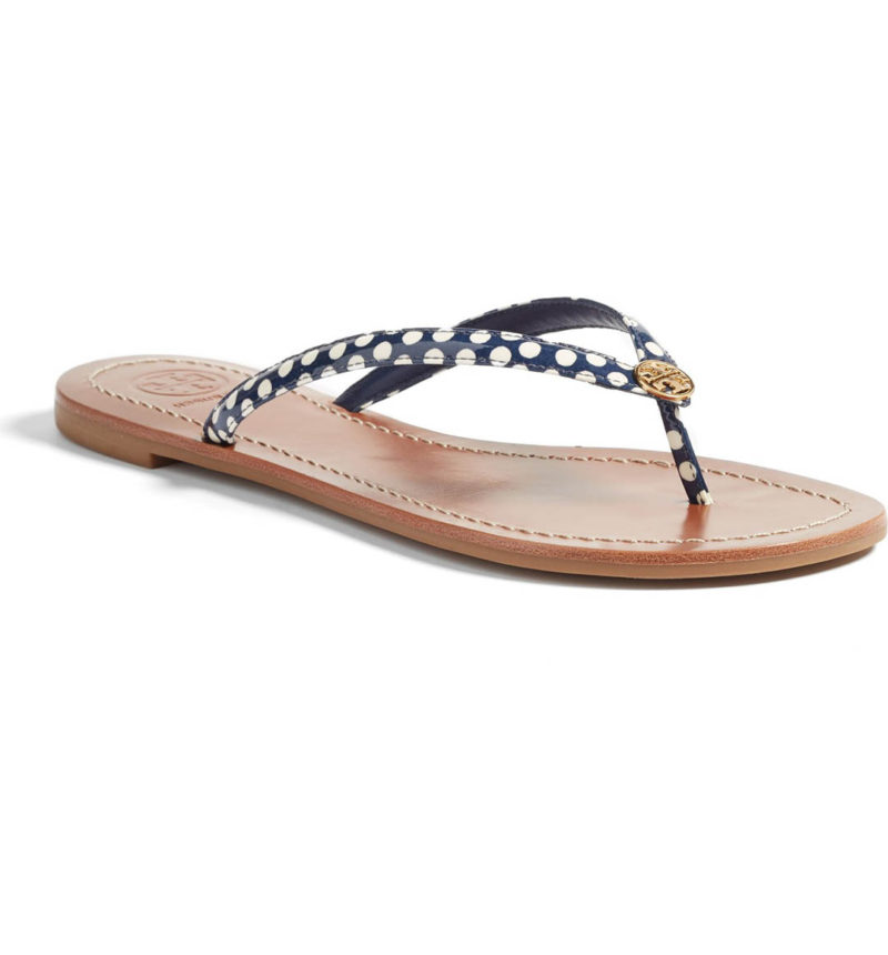 TORY BURCH Terra Flip Flop Nautical Dots Nordstrom half yearly sale