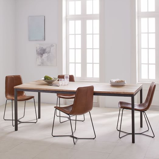 West Elm Box Frame Expandable Dining Table west elm 25% sale