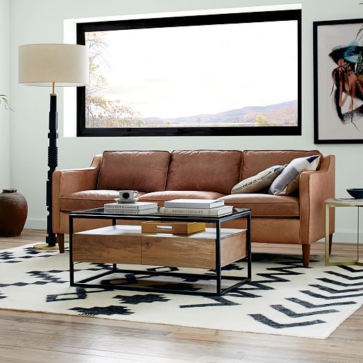 West Elm Box Frame Storage Coffee Table west elm 25% sale