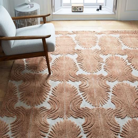 West Elm Deco Fan Rug - Copper Rust Moroccan west elm buy more save more sale