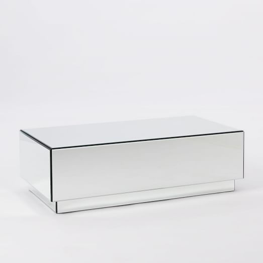 West Elm Geo Mirror Storage Coffee Table west elm 25% sale