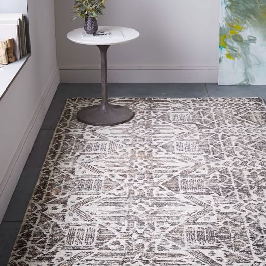 West Elm Hieroglyph Wool Rug west elm 25% sale