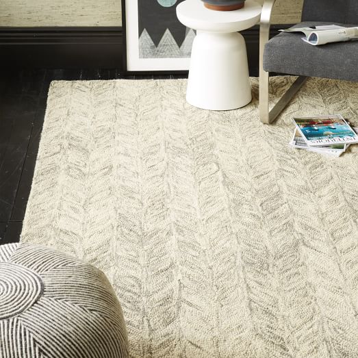 West Elm Vines Wool Rug - Neutral west elm 25% sale