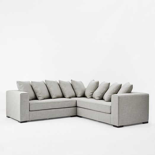 West Elm Walton 3-Piece L-Shaped Sectional west elm 25% sale