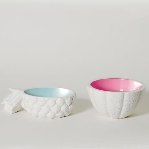 West elm Ceramic Tropical Fruit Bowls west elm 25% sale