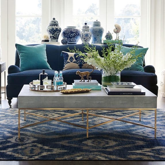 Williams Sonoma Home Faux Shagreen Coffee Table williams sonoma home buy more save more sale
