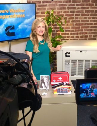 Cheryl Nelson, Disaster Preparedness Expert, Certified Broadcast Meteorologist and Weather & Preparedness Advisor for Cummins joined Candace Rose for an interview to share tips on how you and your family can prepare for hurricane season. Image courtesy of Twitter.com/CherylNelsonTV